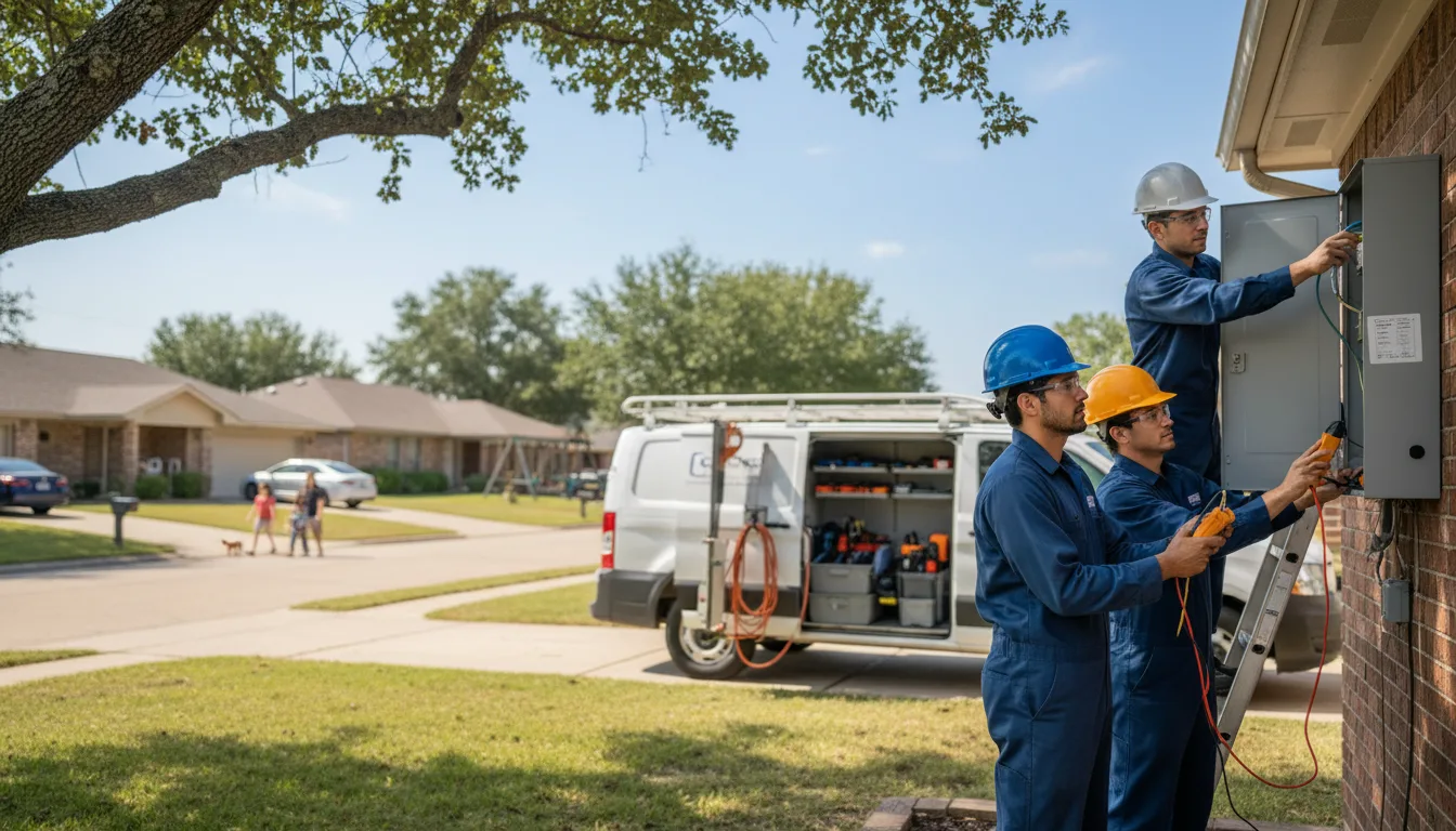 Certified electrician providing emergency electrical services in Haleyville, AL